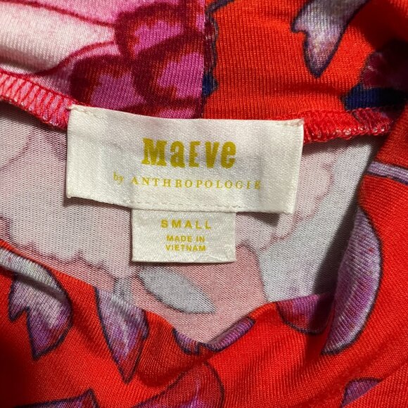 Anthropology Mock Neck Floral Dress - Picture 2 of 4